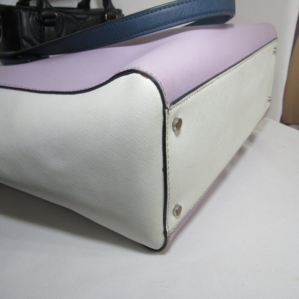KATE SPADE LARGE LAVENDER CAMERON BAG TOTE "LOTS OF POCKETS" SECRETARY BAG - Picture 7 of 16